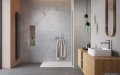 Radaway Modo New II Brushed Nickel z wieszakiem kabina Walk-in 160x200 szczotkowany nikiel 389164-91-01W