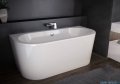 Besco Volya / Vista wanna 160x75cm wolnostojąca przyścienna z syfonem #WKV-160-WS