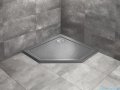 Radaway Doros Pt Stone brodzik pięciokątny 100x100x5cm antracyt SDRPT1010-01-64S