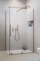 Radaway Furo Kdj Brushed Copper kabina 130x90cm prawa szczotkowana miedź 10104672-93-01R/10110630-01-01/10113090-01-01