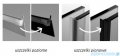 Radaway Essenza 8 SL Black PND II parawan nawannowy 100cm prawy czarny mat/przejrzyste 10500100-01-01R