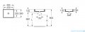 Roca Square FINECERAMIC Umywalka 49x39cm podblatowa biała A327536000
