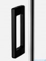 New Trendy Prime Black drzwi wnękowe podwójne 130x200 cm przejrzyste D-0359A
