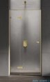 New Trendy Eventa Gold Shine drzwi wnękowe pojedyncze 80x200 cm przejrzyste lewe Złoty połysk EXK-4671