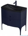 Oristo Louis umywalka konglomeratowa meblowa czarny mat 82x48cm UME-LU-82-94