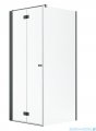 Radaway Nes Kdj B Brushed GunMetal kabina 90x70cm lewa szczotkowany grafit 10025090-92-01L/10039070-01-01