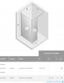 New Trendy New Modus kabina Walk-In 130x30x200 cm przejrzyste EXK-0021/EXK-0053