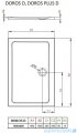 Radaway Essenza New Kdj+S kabina 80x100x80cm prawa szkło przejrzyste + brodzik Doros D + syfon