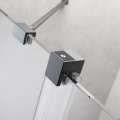 Radaway Furo Brushed GunMetal KDD kabina 80x90cm szczotkowany grafit 10105080-92-01L/10105090-92-01R