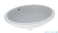 Geberit VariForm Umywalka owalna z przelewem 56x46cm KeraTect 500.752.00.2