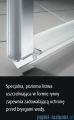 Kermi Cada XS drzwi wahadłowe 1-skrzydłowe prawe 85 cm CK1WR08520VPK