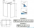 Radaway Modo New III kabina Walk-in 140x140x200 szkło przejrzyste 389144-01-01/389144-01-01/389000-01