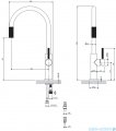 Omnires Switch bateria kuchenna do podłączenia zestawu filtrującego nikiel SW9057NI