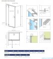 Radaway Essenza Pro White Kdj kabina 120x75cm lewa szkło przejrzyste 10097120-04-01L/10098075-01-01