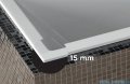 Besco Intima Duo Slim 180x125cm wanna asymetryczna prawa + czarny syfon #WAID-180-SP/19977