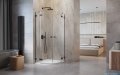 Radaway Essenza Pro Brushed GunMetal Pdd kabina 90x80cm szczotkowany grafit 10095090-92-01L/10095080-92-01R