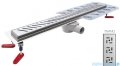 Wiper New Premium Tivano Odpływ liniowy z kołnierzem 120 cm syfon drop 50 poler 500.0167.01.120