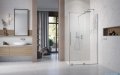 Radaway Furo Kdj Brushed Nickel kabina 150x80cm prawa szczotkowany nikiel 10104772-91-01R/10110730-01-01/10113080-01-01