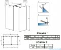 Radaway Modo New III kabina Walk-in 160x160x200 szkło przejrzyste 389164-01-01/389164-01-01/389000-01