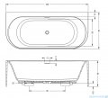 Riho LIMITED Valor Back2wall wanna wolnostojąca BIAŁY MAT 180x80cm B131001105