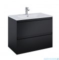 Elita Split szafka z umywalką 80x63x46cm czarny mat 168147/145840