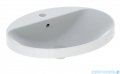 Geberit VariForm Umywalka owalna z półką z otworem na baterię 60x48cm KeraTect 500.724.00.2