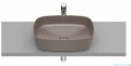 Roca FINECERAMIC umywalka nablatowa cienkościenna Soft 50x37 cafe A327500660