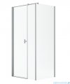 Radaway Nes Kds I Brushed Nickel kabina 140x75cm lewa szczotkowany nikiel 10023140-91-01L/10043075-91-01