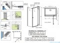 Radaway Essenza 8 Black Kdj kabina 90x90cm prawa czarny mat/szkło przejrzyste 10480612-01-01R/10470237-54-01R/10113090-01-01
