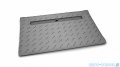Radaway brodzik podpłytkowy z odpływem liniowym Steel na dłuższym boku 109x89cm 5DLA1109A,5R085S,5SL1