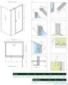 Radaway Nes Kds I kabina 120x100cm prawa szkło przejrzyste 10023120-01-01R/10043100-01-01
