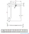 Radaway Teos F brodzik 160x100cm antracyt HTF160100-64