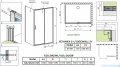 Radaway Premium Pro Black Kdj kabina 150x70cm prawa czarny mat/szkło przejrzyste 1015150-54-01R/1016070-54-01