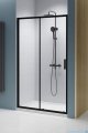 Radaway Premium Pro Black Dwj drzwi 160cm lewe czarny mat/szkło przejrzyste 1014160-54-01L