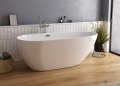 The North Bath Loki wanna wolnostojąca 130X70cm + syfon Klik-klak 6402-1301