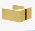 New Trendy Avexa Gold kabina kwadratowa 90x90x200 cm przejrzyste prawa EXK-1745