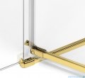 New Trendy Avexa Gold kabina prostokątna 90x100x200 cm przejrzyste lewa EXK-1746