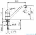 KFA Jaspis bateria zlewozmywakowa, kolor chrom 543-915-00