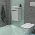 Oristo Silver szafka z umywalką 40x55x22cm biały połysk OR33-ZD1D-40-1-C