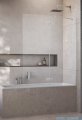 Radaway Essenza Brushed Nickel PND II parawan nawannowy 100cm prawy szczotkowany nikiel/przejrzyste 110002100-91-01R