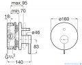 Roca Ona bateria wannowo-prysznicowa podtynkowa Rose Gold Everlux-PVD A5A0B9ERG0