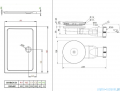 Radaway Essenza New KDJ-B kabina prysznicowa 90x120 prawa przejrzyste + brodzik Doros D + syfon 385082-01-01R/384054-01-01/SDRD1290-01