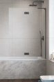 Radaway Essenza 8 SL Brushed GunMetal PND II parawan nawannowy 100cm prawy szczotkowany grafit/przejrzyste 10500100-92-01R