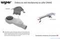 Wiper New Premium Revers Odpływ liniowy z kołnierzem 60 cm szlif syfon snake 500.0251.02.060