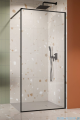Radaway Modo F II Black kabina Walk-in 125x201cm Czarna szkło przejrzyste 10409125-54-01
