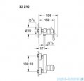 Grohe Concetto jednouchwytowa bateria prysznicowa  32210 001
