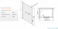 Sanplast Altus PIII/ALTIIa kabina walk-in 150x213 cm przejrzyste 600-121-2991-42-401