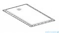 Geberit brodzik Olona 100x90cm z włókniną uszczelniającą biały 550.910.00.1