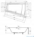 Besco Intima Duo 170x125cm wanna asymetryczna prawa #WAID-170-NP