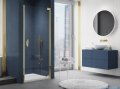 SanSwiss Cadura Gold Line drzwi wahadłowe 80 cm jednoczęściowe prawe z profilem przyściennym CA1CD0801207